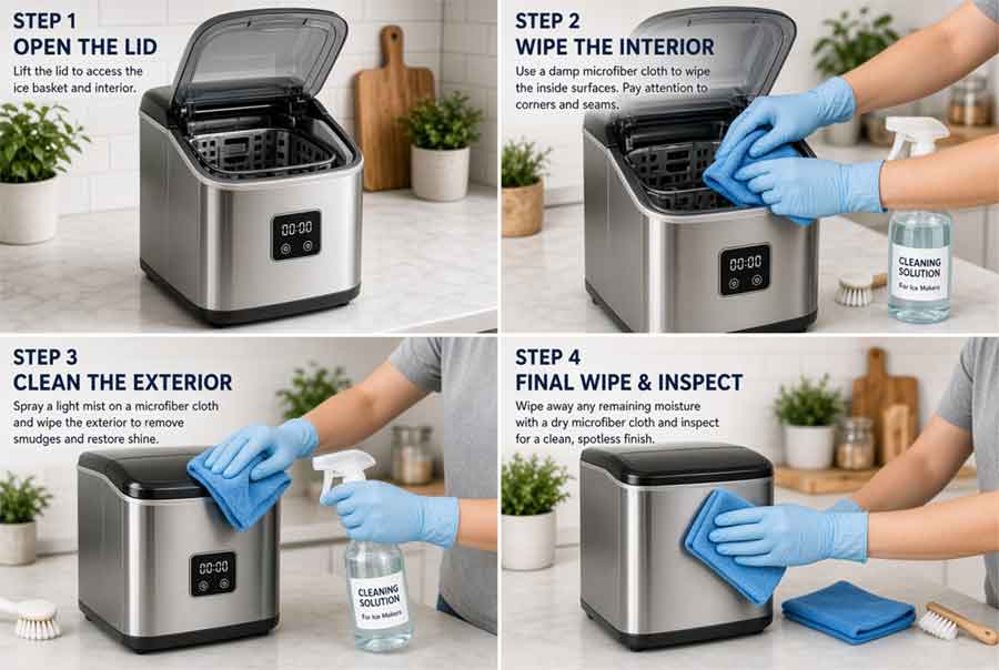 How to Clean Countertop Ice Maker image 1